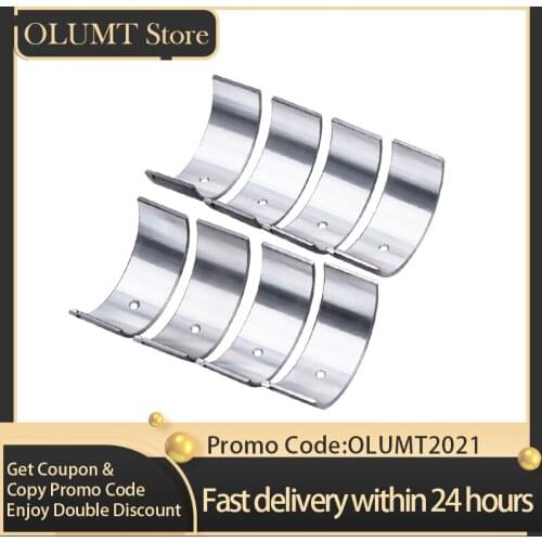 8Pcs Size 38mm~36mm Engine Parts Connecting Rod Bearing For SUZUKI GSX1300R Hayabusa ABS GSX1300BK B-King GSF1200S Bandit S