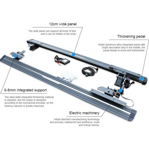 2021 High Level Automatic Electric Side Step for Jeep Wrangler JK/JL Car Body Kit Auto Accessories