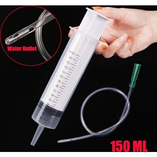 Big Syringe 150ML Large Capacity Vaginal Wash Medical Enema Anal Cleaning Butt Plug Enema Tube Erotic Sex Toys For Women Men Gay