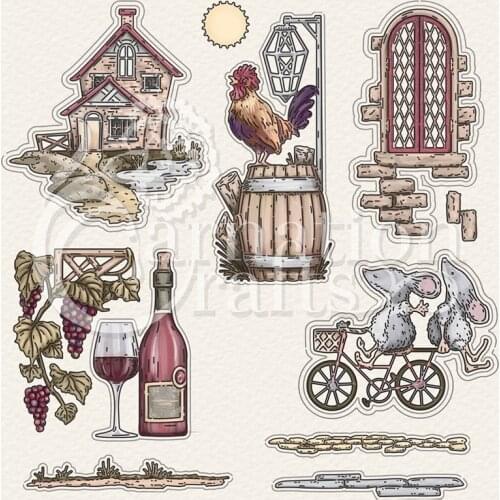 CH 2020 New Arrival Farmhouse Winery Metal Cutting Dies Embossing Scrapbooking Stencil Craft Cut Dies For DIY Card Handm