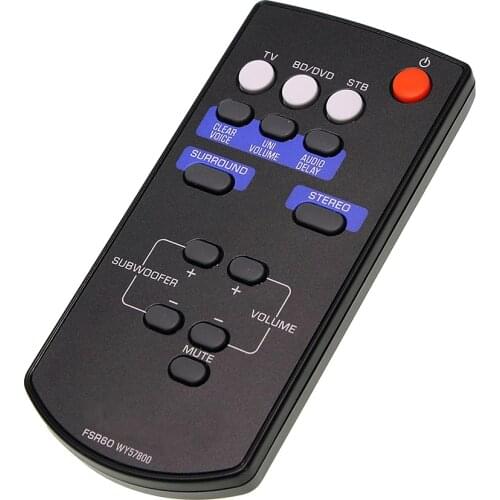 For Yamaha Sound Bar FSR60 WY57800 New Remote Control WY57800 YAS101 YAS101BL ATS-1010 YAS-101 YAS-101BL WY578001