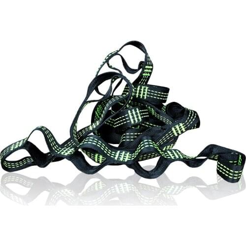 Double Hammock Tree Straps 2 loops Hammock Rope Outdoor Camping Tool