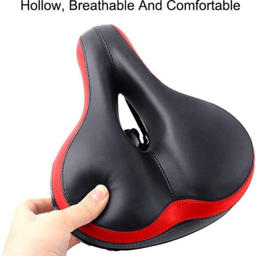 Bicycle Seat Breathable Bike Saddle Seat Soft Thickened Mountain Bicycle Saddle Pad Cushion Cover Shockproof Bicycle Saddle
