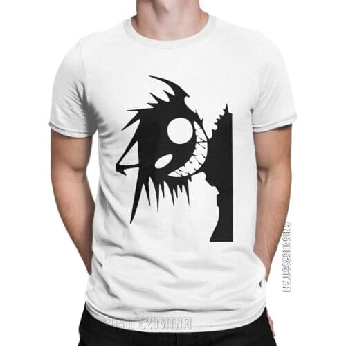 Asta Black Clover Mens T Shirt Devil Shadow Fun Tees Classic Short Sleeve Crew Neck T-Shirt 100% Cotton Graphic Clothes