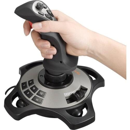 New For PXN-2113 Flight Simulator Gamepad Vibration Controller USB Wired Gaming Joystick Joypad For PC/Desktop Game Accessories