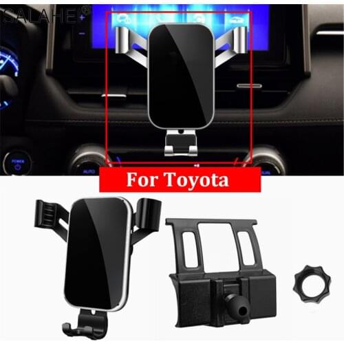 Mobile Phone Holder For Toyota RAV4 2019 2020 Dashboard Mount GPS Phone Holder Clip Stand in Car For IPhone Xiaomi Huawei