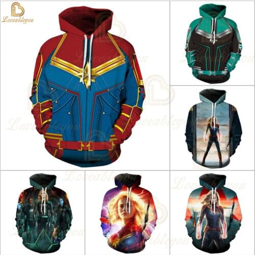 Disney Autumn Winter End Game Fashion Zipper Hoodies Super Hero Captain Men Hoodie Sweatshirts Tops Casual New Tops