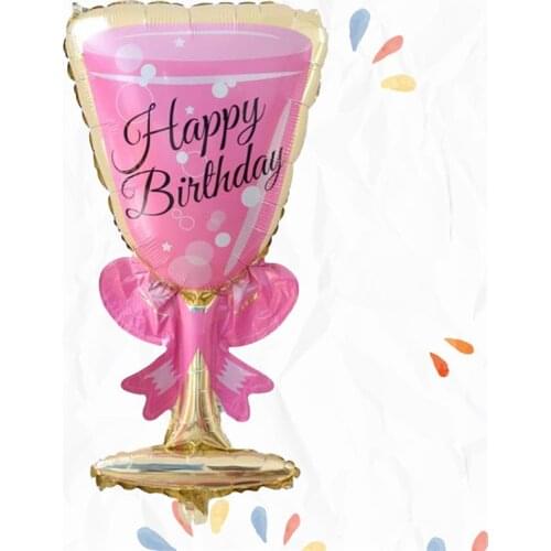 1pcs Fancy Trophy Cup Design Wedding Decoration Aluminum Foil Balloon Wedding Air Balloons Marriage Birthday Party Supplier