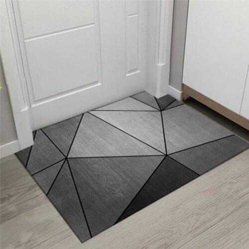 New Geometric Printed Doormat Living Rooms Anti-slip Carpet Absorbent Shower Bath Mat Bedroom Kitchen Rug Hallway Welcome Mats