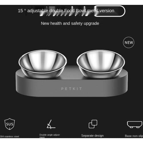 Original PETKIT Cat Bowls Feeding Bowl Cat Bowls Anti-spill Food Bowl Small Dog Bowls Cat Accessories