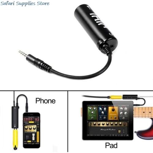 Guitar Interface I-Rig Converter Guitar Link Cable Adapter For Phone iPad Guitar Pedal Effects Tuner Link Line Guitar Accessarie