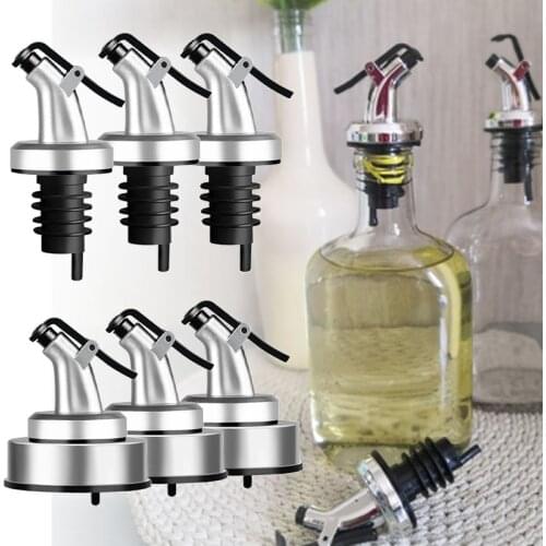 3/2/1pc Oil Sprayer Nolezz Dispenser Stopper Leak-proof Wine Pourers Drink Red Wine Plug Kitchen Home Bar Accessories