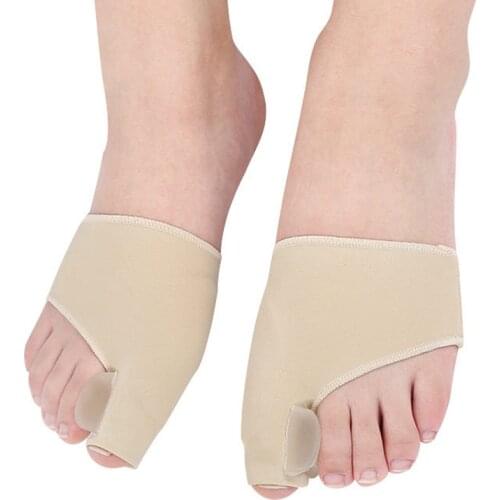 2Pcs=1Pair Toe Separator Hallux Valgus Bunion Corrector Orthotics Feet Bone Thumb Adjuster Correction Pedicure Sock Straightener