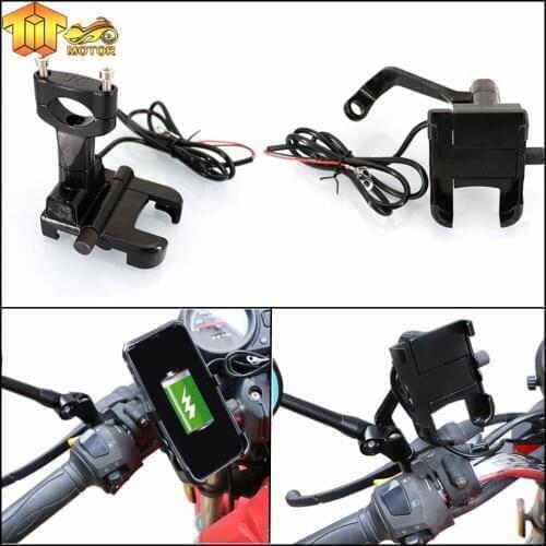 Universal For BMW R1200GS R1200RS RT Mobile Phone Navigation Bracket ADV F700 F750GS F800GS F650GS Motorcycle USB Charging Mount