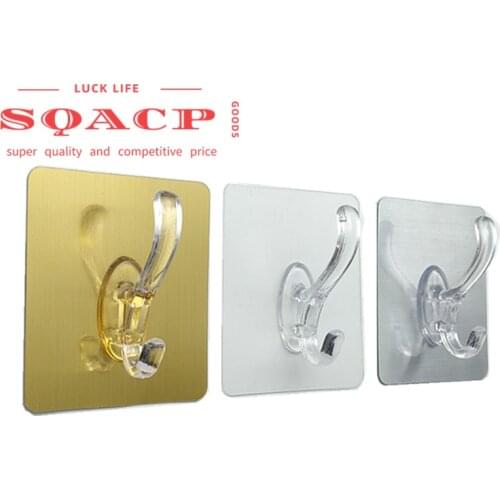 Hangers On Wall Key Holder Towel Hooks Clothes Coat Rack Adhesive Hooks For Kitchen Bathroom Accessories Storage Housekeeper