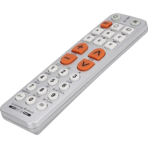 Learning Type Large Button TV Remote Control Controller Replacement