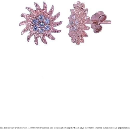 Star Cubic Zirconia Women Silver Earrings