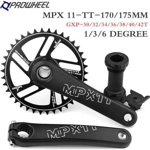 Prowheel MTB Crankset 170/175mm Bicycle Chainring 30/32/34/36/38/40/42T GXP Sprocket 1/3/6 Offset Bike Parts for SHIMANO SRAM