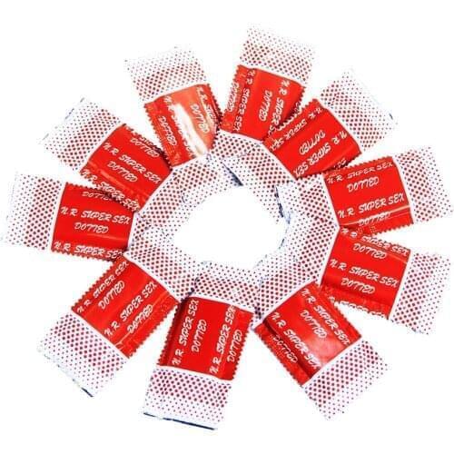 100pcs/lots delay nature Dotted Condom Lasting Penis sleeve adult products condoms erection cock ring wholesale sex toys for man