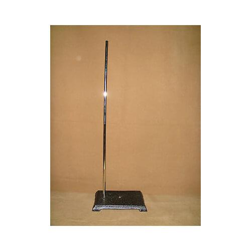 2 Holes 140mmX200mm Lab Support Stand with 600mm Rod, Lab Steel Support Stand