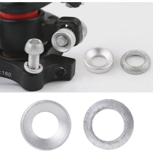 2 Pcs Bicycle Brake Caliper Spacer Joint Washer Aluminum Mountain Bike Accessory Hydraulic Disc Brake