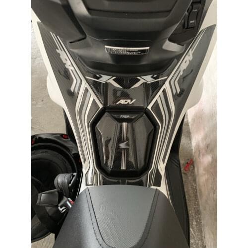 ADV Carbon Fiber Motorcycle Sticker Tank Pad Protector Anti-scratch Non-slip Decals Accessories for Honda Adv 150 Adv150