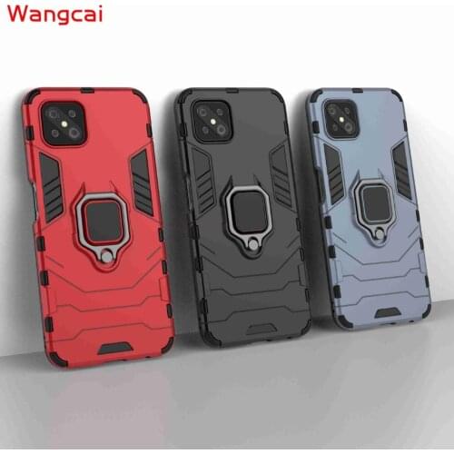 For iPhone 12 11 Pro Max 12 mimi XS Max XR X 8 7 6 6s Plus 5 5S SE 2020 Case Iron Man Finger Ring Armor Holder Stand Case