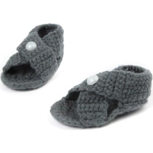 Baby Knitted Shoes 6 Styles Crib Crochet Soft Breathable Toddler Prewalker YH-17