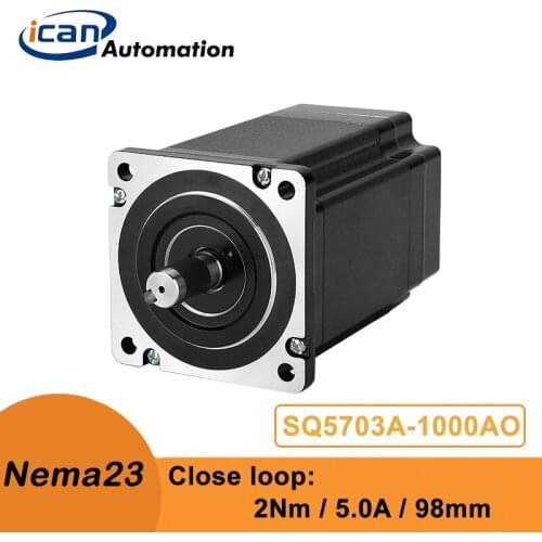 ICAN Nema 23 Motor With Encoder 2Nm 5A 98mm Stepper Close Loop