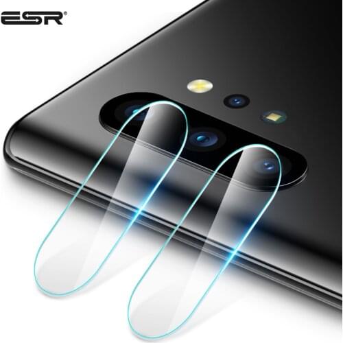 ESR 2pcs Camera Lens Film Tempered Glass for Samsung Galaxy S20 Ultra S20 Plus Camera Lens Protector for Samsung Note 10 Plus