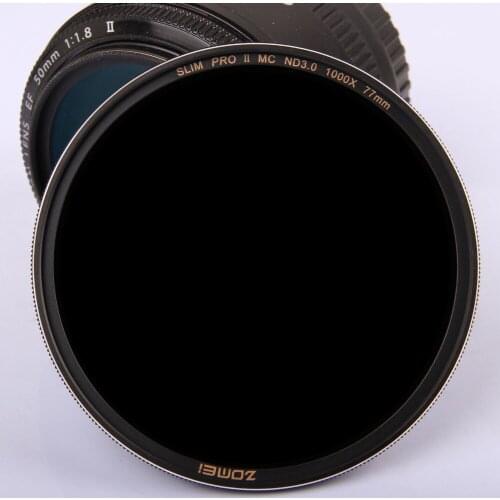 ZOMEI 67mm PRO II (PROII) slim MC Neutral Density ND 3.0 ND1000 1000X Lens Filter 10 Stop