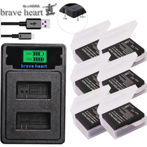 Go Pro Hero 3 3+ gopro3 gopro 3 Hero3 batteries for Gopro hero 3 3+ Black Edition White Silver Edition HD camera accessories