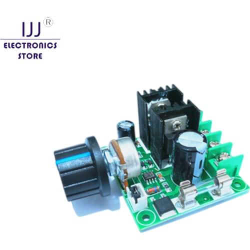 DC 12V-40V 10A PWM DC Motor Speed Control Switch Controller Module Volt Regulator Dimmer 3KHz Frequency Plastic and Metal DIY