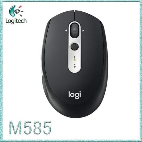 Logitech M585 Bluetooth Wireless Mouse Windows Mac Computer Novelty Mouse Multi-Tasking Flow Curved Design Bluetooth Mouse