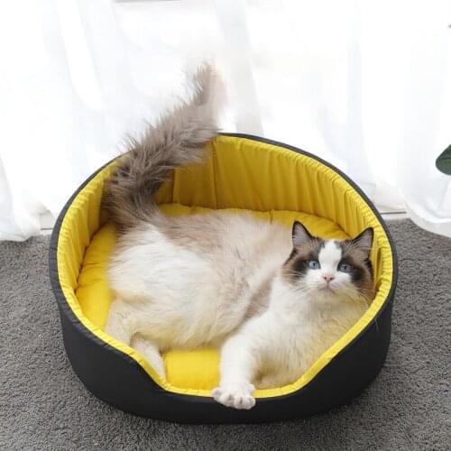 New Dog Beds Super Soft Round Pet Kennel Deep Sleep Dog House New Mats Sofa For Dog Basket Pet Cat Bed Warm Pet Cat Dog House