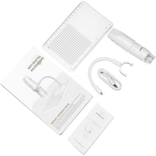 OOTDTY Wireless Digital Microscope with WiFi USB Flexible Arm Observation Stand