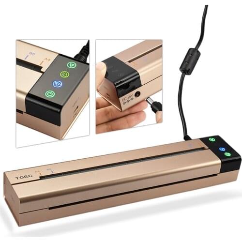 Tattoo Transfer Machine Mini Wireless Printer Stencil Copier Thermal Stencil Paper Maker for Tattoo Supply