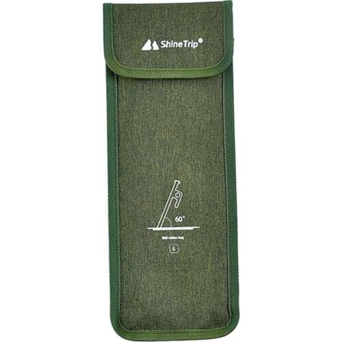 Portable Camping Tent Stakes Holder Tent Peg Nails Nylon Storage Bag Hammer Nail Pouch Nylon Sack Camp Accesorries