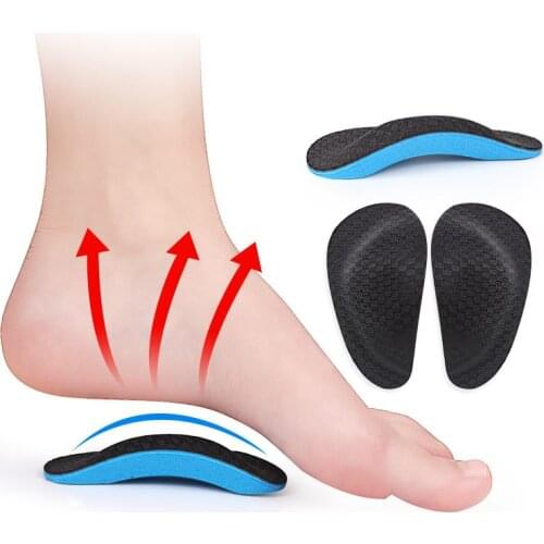 Eva Self-adhesive Foot Orthotics Arch Support Inserts Half Pad Flat Feet Supportor Pain Relief of Plantar Fasciitis