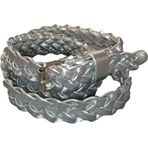 Vaello girl silver braided belt
