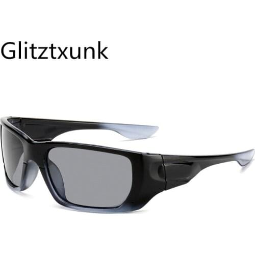 Glitztxunk New Polarized Sunglasses Men Brand Design Fashion Square Male Eyewear Sun Glasses Travel Fishing Goggles UV400 Oculos