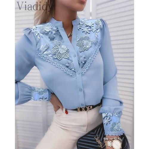 Блузки с вышивкой Viadidy China At AliExpress