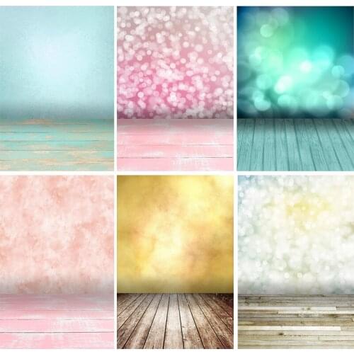 SHENGYONGBAO Vintage Gradient Photography Backdrops Props Brick Wall Wooden Floor Baby Portrait Photo Backgrounds 210125MB-25