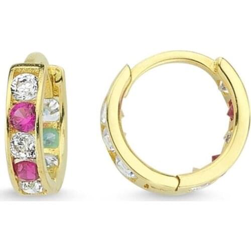 Gold Ring Kids Earrings TTGKPAÇK14-Certified 14K Gold-A perfect gift for your Loved Ones-Ephesus Gold & diamond