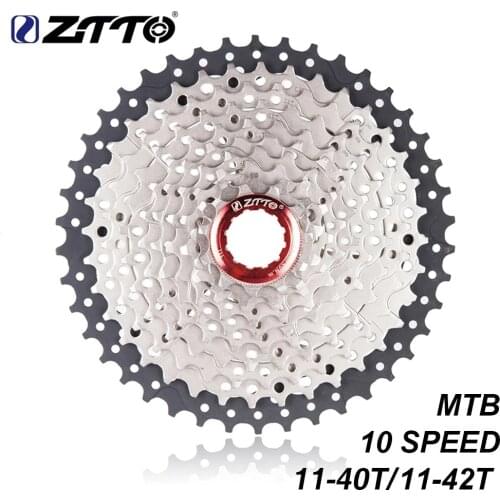 ZTTO MTB 10 Speed 11-42T 40T Cassette Bicycle Sprocket 10speed 10s Freewheel 10v K7 Range Fit for M780 M590 M6000