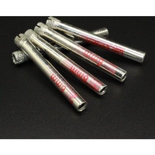 10 PCS 6mm Diamond Coated Glass Drill Ceramic Hole Saw Set Tile Marble Glass Core Hole Saw Drill Bit Tools Cutter