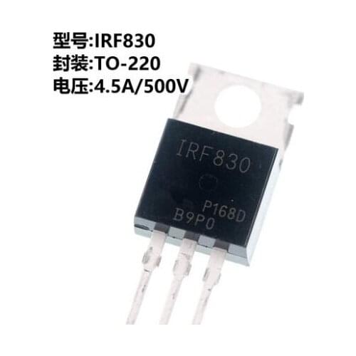 10pcs/lot IRF830 IRF830PBF TO-220 MOS FET