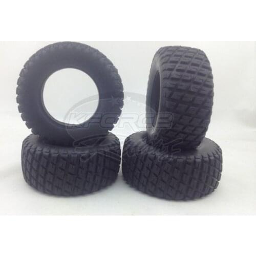 4pcs 1/10 1/8 Short Course Tire With normal insert SC Tire