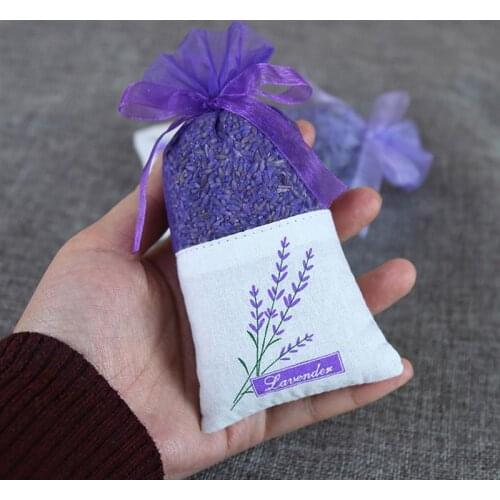 6pcs Sachets Flower Printing Empty Lavender Fragrance Sachet Bag for Seeds Empty Pouch Sachets Bag For Relaxing Sleeping Deep