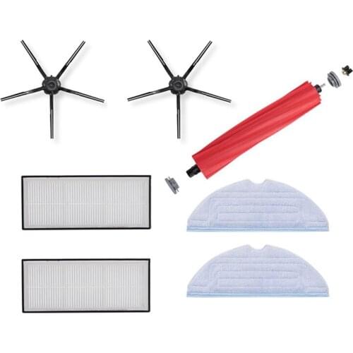 AD-Applicable For Roborock T7S Plus/S7 Floor Sweeping Robot Accessories Main Brush Filter Screen Rag Edge Brush Accessories